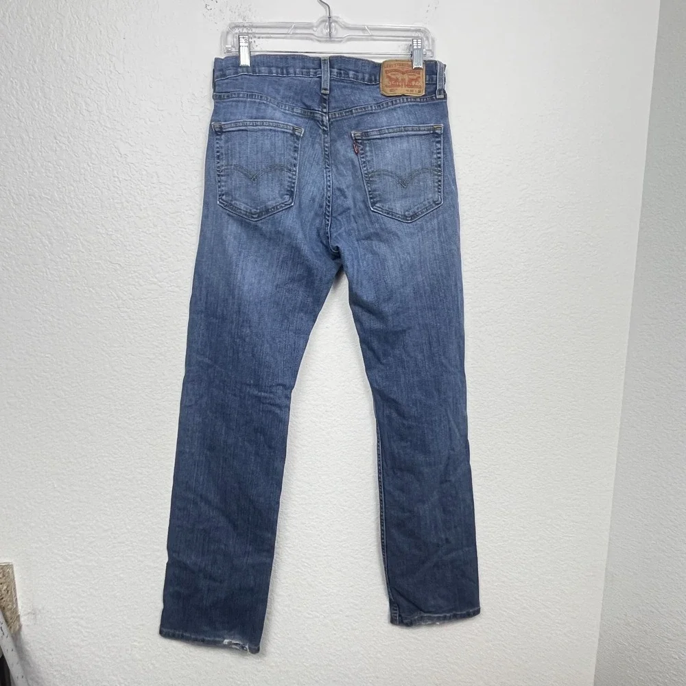 Levi's 559 Straight Leg Jeans Mens 32x34 Blue Denim Cotton Streetwear Distressed